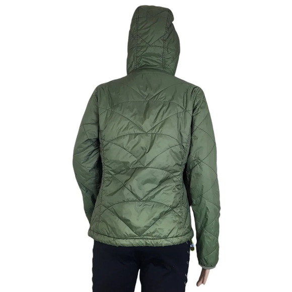 L.L. Bean Womens Green Full Zip Lightweight Puffer Jacket Packable - Picture 4 of 8